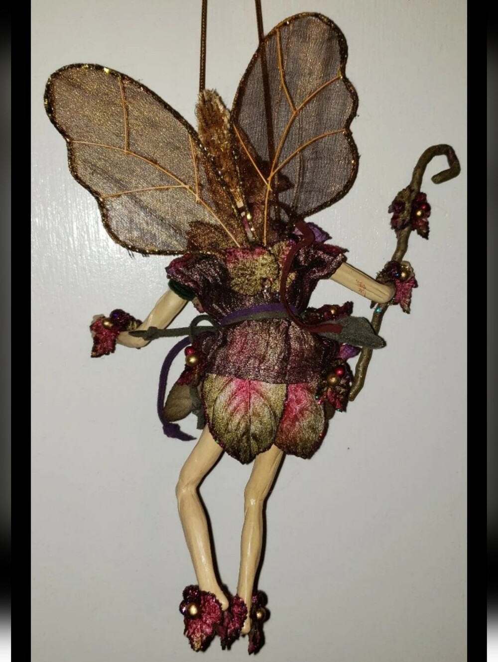 Woodland Fairy Elf With Staff - Picture 8 of 10